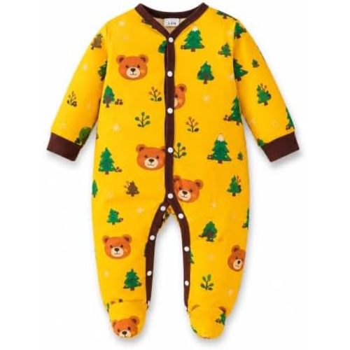 Baby Boy Clothes Baby Boy Outfits Footed Romper Snap Animal Print Preemie Newborn 0 3 6 12 Months