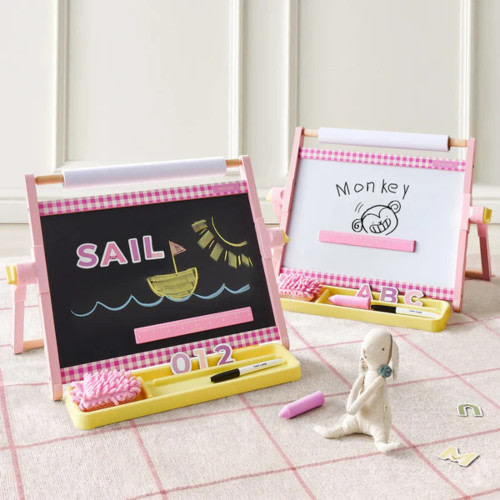 Tiny Land Double-Sided Magnetic Tabletop Easel - Pink