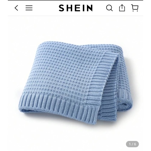 1pc Simple Knitted Baby Blanket For All Seasons, Suitable For Stroller Cover Love Valentine | SHEIN USA