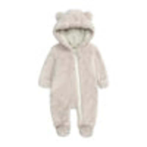 Warm Bear Hood Baby Overall Snowsuit