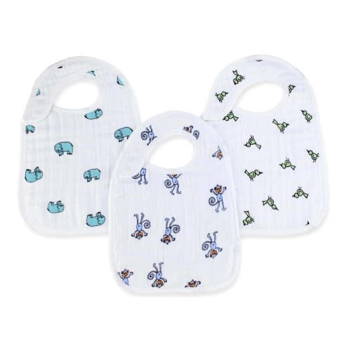 Jungle Jam Classic Snap Bib 3pk | aden + anais