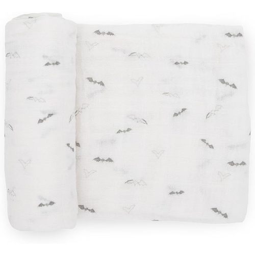 Little Unicorn Premium Cotton Swaddle Baby Blanket | Breathable Fabric | for swaddling, Play, Nursing & More (Bats)