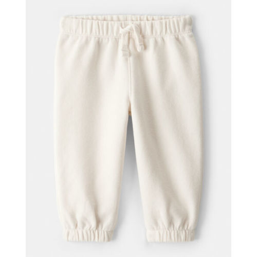 Baby Girl DayDream Fleece Pants - Cream - Carter's | Carter's