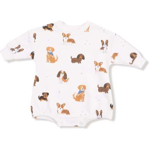 Sweatshirt Bubble Best Friend Dogs, French Terry, Uni - Angel Dear | Maisonette