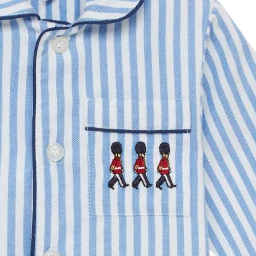 Felix All In One, Blue Stripe/Soldier - Trotters London | Maisonette