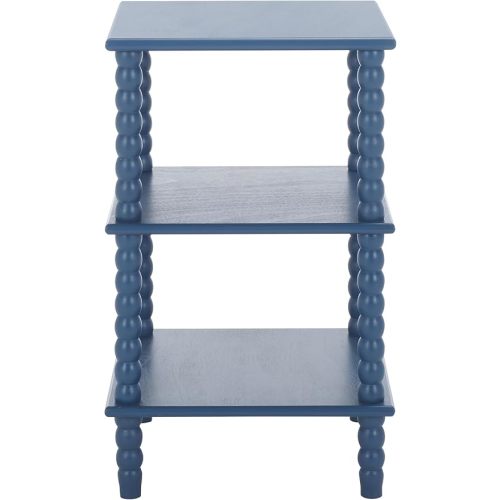 SAFAVIEH Home Collection Dilyn Blue 3-Shelf Accent Table