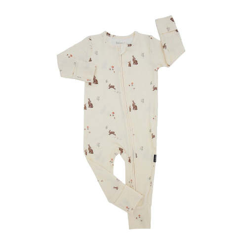 Bunny Baby Sleeper | Sleeper with Fold-Over Cuffs | Belan.J