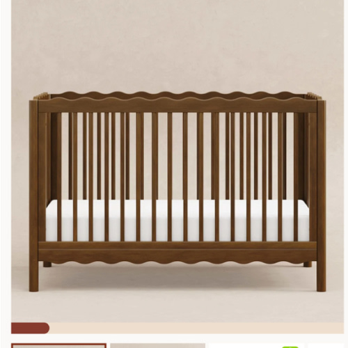 Swell 4-in-1 Convertible Crib with Toddler Bed Conversion Kit