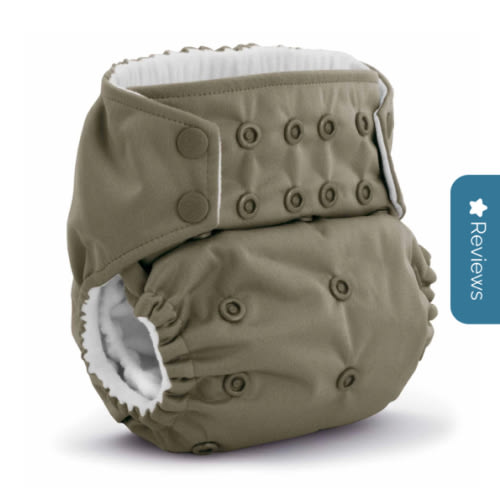Rumparooz Stay Dry G3 One Size Pocket Cloth Diaper - Pebble Taupe