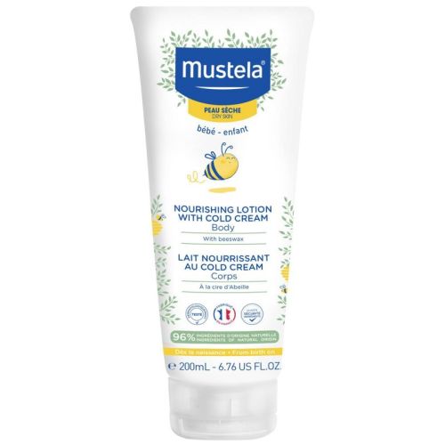 Mustela Nourishing Baby Body Lotion Moisturizing Baby Cream for Dry Skin - 6.76 fl oz