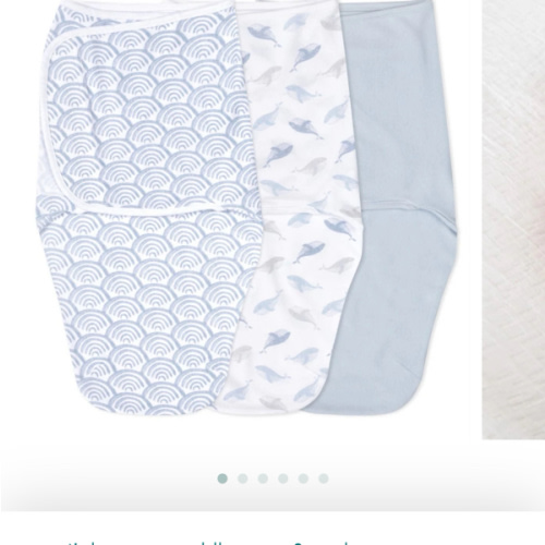 At Sea Easy Swaddle With No Zipper 0-3M | aden + anais
