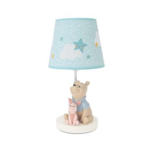 Disney Baby Starlight Pooh Lamp with Shade & Bulb - Blue