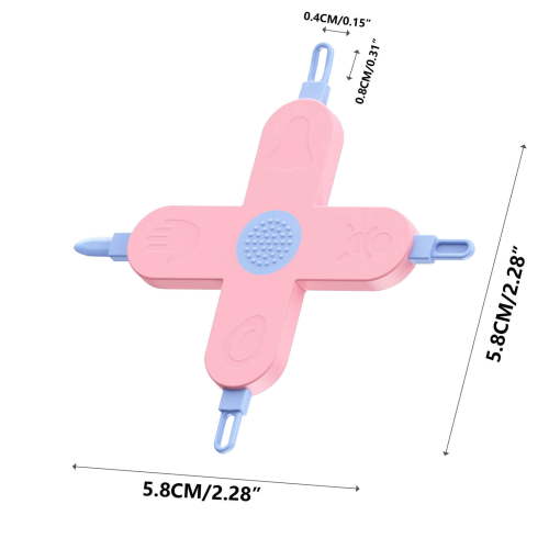 Tainini Baby 4-in-3 Nose, Nail , Ear Picker: Baby Ear Cleaner ,Baby Nose Cleaner and Nail Tool for Babies, Toddlers