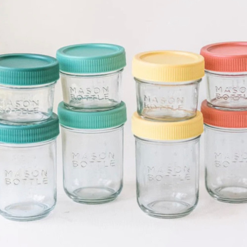 Breastmilk Storage Jar Set – Mason Bottle