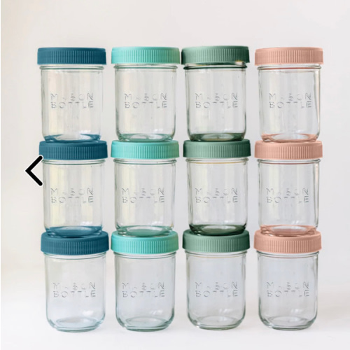 Breastmilk Storage Jar Set – Mason Bottle