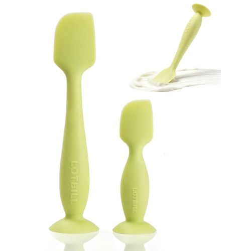 Diaper Cream Spatula, 4 Pack Butt Spatula Baby, Silicone Diaper Cream Applicator, Full-Size + Mini Butt Paste Spatula for Babies, Newborn Baby Necessities (Brown+Pink)