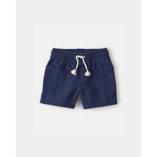 Baby Boy Twill Drawstring Shorts - Navy - OshKosh B'gosh | Carter's