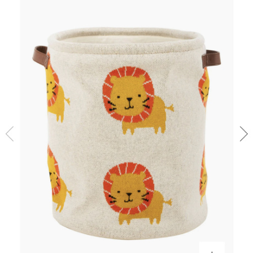 Dandy Lion Storage Basket, Red Multi - Safavieh | Maisonette