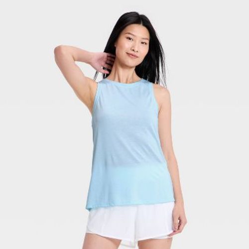 Women's Beyond Ease Twist Racerback Tank Top - All In Motion™ Light Blue L