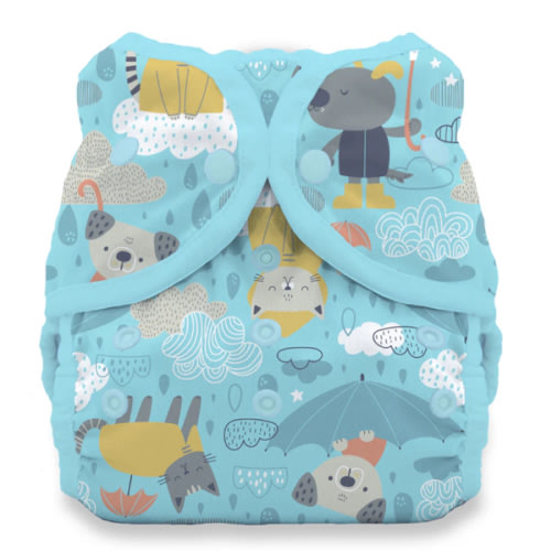 Thirsties Duo Wrap two-sized cloth diaper cover - size 2 | drizzly