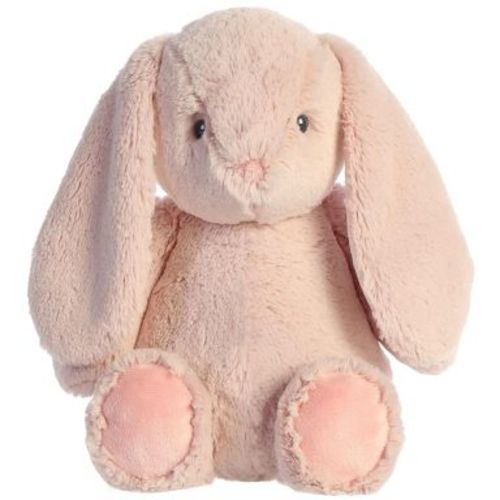 ebba Large Dewey Bunny Playful Baby Stuffed Animal Rose 12.5"