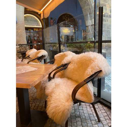 Medical Sheepskin, Organically Tanned Sheepskin, Sheepskin Rug, Baby Underlay Bed Pad, 100*60cm, Australian skin,creamy white,sheepskin hide