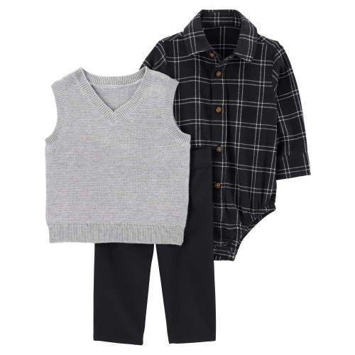 Carter's Child of Mine Baby and Toddler Outfit Set, 3-Piece, Sizes 0/3-24 Months