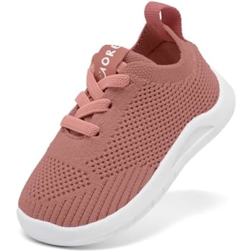 MORENDL Toddler Shoes Baby Walking Sock Shoes Infant Sneakers 0-4 Years Boy Girl Barefoot Tennis Shoe Non-Slip Brethable