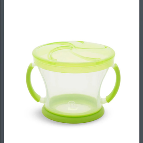 Munchkin Snack Catcher | Toddler Snack Container | Snack Cup | green