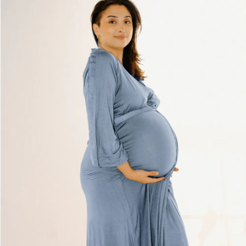 Amelia Labor & Postpartum Gown in Periwinkle – Lila