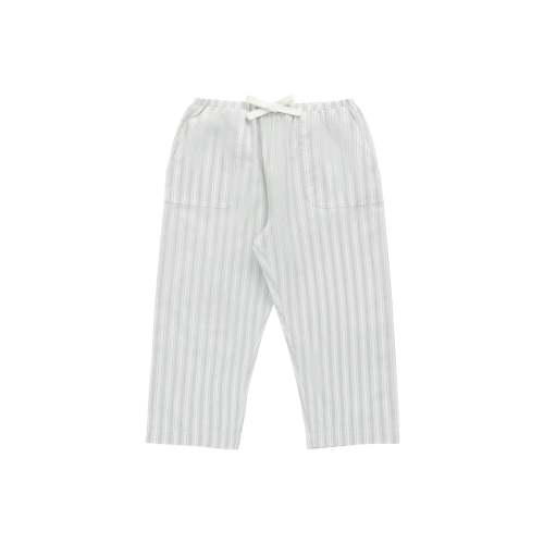 Organic Cotton Albie Pant - Variegated Stripe Shoreline