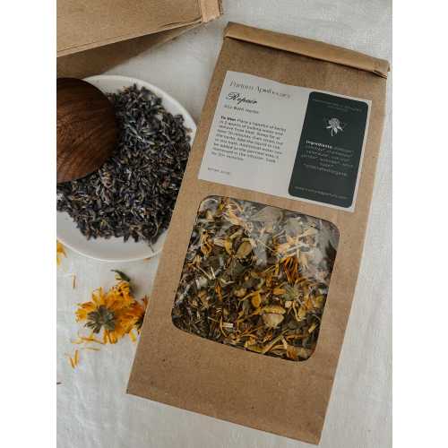 Organic Postpartum Sitz Bath Blend: Herbal Perineal Soak for New Moms
