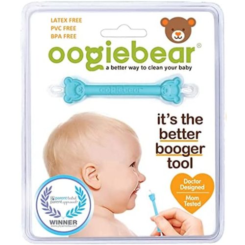 oogiebear - Nose and Ear Gadget. Safe, Easy Nasal Booger and Ear Wax Remover for Newborns, Infants and Toddlers. Dual Earwax and Snot Remover. Aspirator Alternative