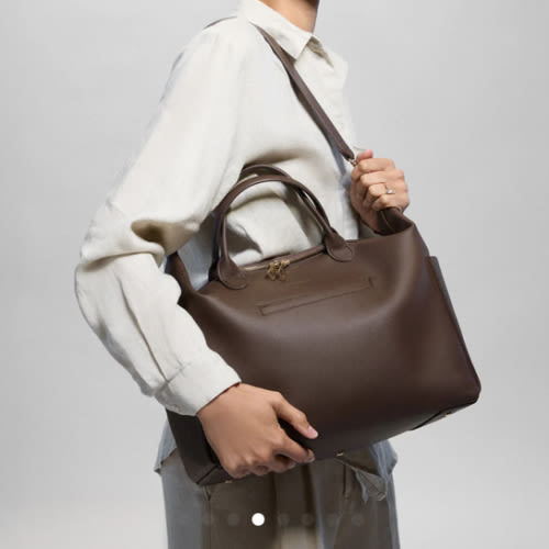 Emmy Midi Diaper Bag in Coco