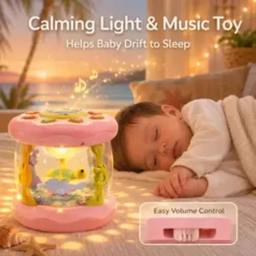 Baby Musical Toy with Lights, Montessori Sensory Music Box for Toddlers, Soothing Lullaby Toy for Sleep, Educational Gift for Boys Girls Developmental Stage Playtime Interactive Duck Shaped - TikTok Shop