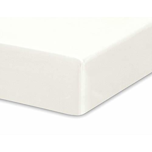 Crib Fitted Sheet by Pure Bamboo, Genuine 100% Organic Viscose Derived from Bamboo, Luxuriously Soft, Ultimate Cooling, Fits Standard Size Crib Mattress (Ivory)