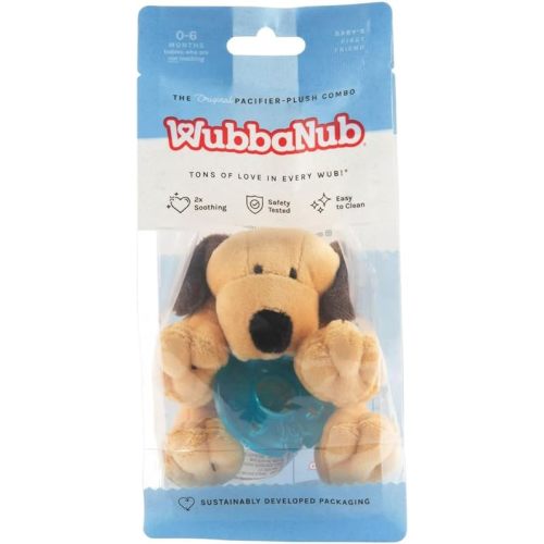 Wubbanubb Pacifier, Brown Puppy