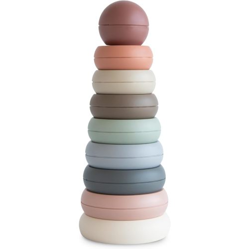 mushie Stacking Rings Toy | Made in Denmark