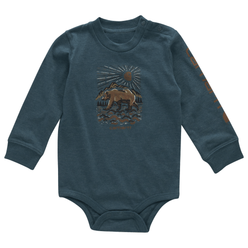 Carhartt Bear Long-Sleeve Bodysuit for Babies