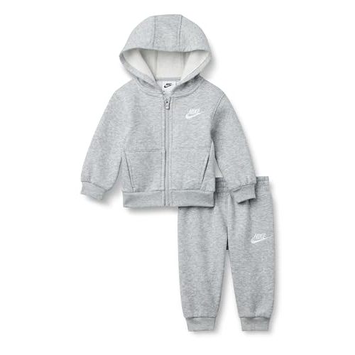 Nike Baby Sportswear Club Fleece Full-Zip Hoodie and Joggers 2-Piece Outfit Set