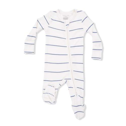 Vintage Stripe 2 Way Zipper Footie