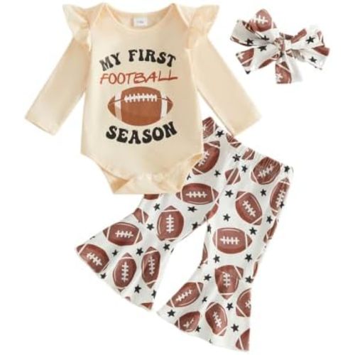 PUHHAPIEY Western Newborn Baby Girl Cowgirl Outfit Romper Pant Fall Set