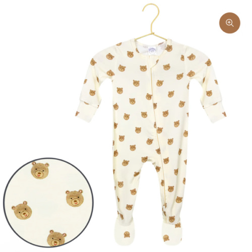 Pre-Order - Teddy Zipper Footies