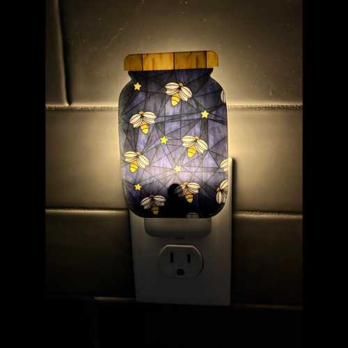 jar of fireflies, firefly jar, firefly nightlight, firefly decor
