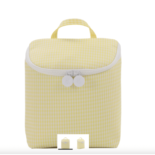 TRVL Take Away Insulated Lunch Bag - Gingham Buttercup