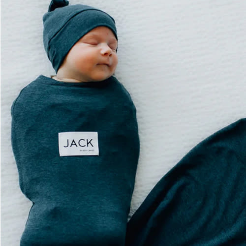 Jack Swaddle Sack, Heather Navy