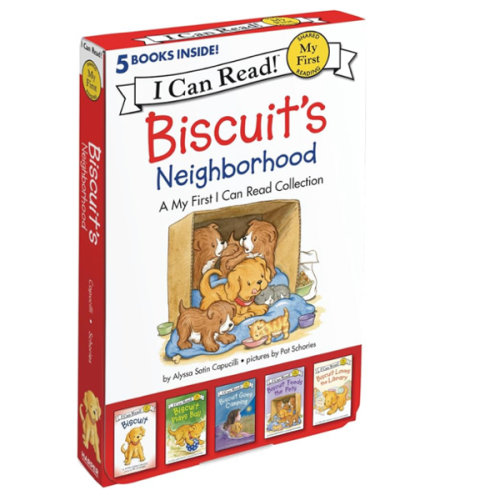 Biscuit's Neighborhood: A Box of 5 Stories for Beginning Readers and Dog Lovers (My First I Can Read)