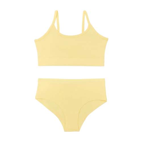 Leela Girls’ Bralette & Hipster Set – Lemon