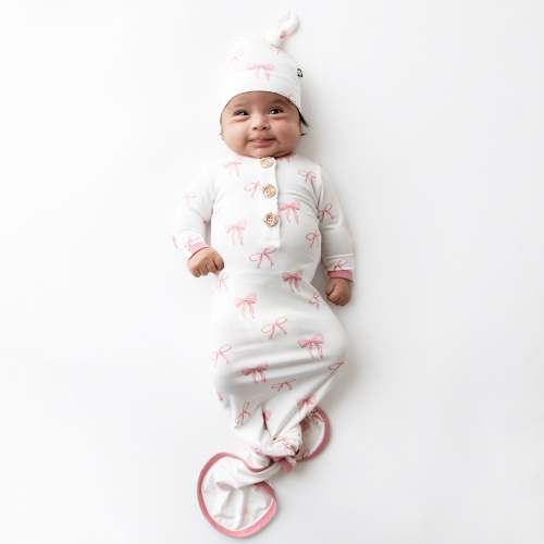 Knotted Gown with Hat Set in Bow