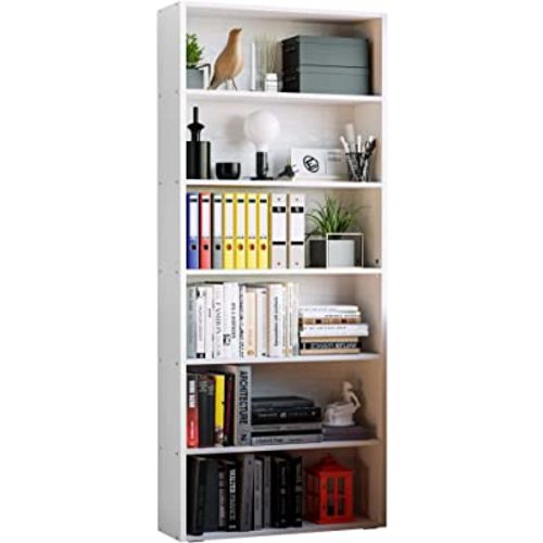 IRONCK Bookshelves and Bookcases Floor Standing 6 Tiers Display Storage Shelves 70 in Tall Bookcase Home Decor Furniture for Home Office, Living Room, Bed Room